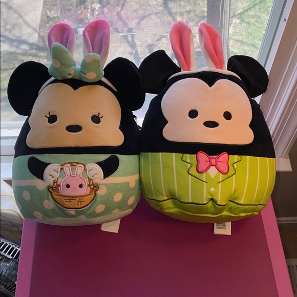 Squishmallows Other - Squishmallows Disney Easter Set Mickey Mouse & Minnie Mouse